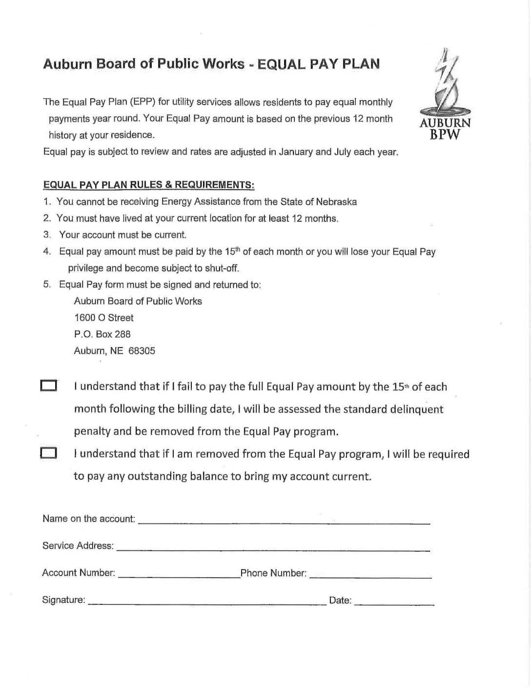 Equal Pay application